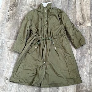 SHEIN Curve Lined Long Coat